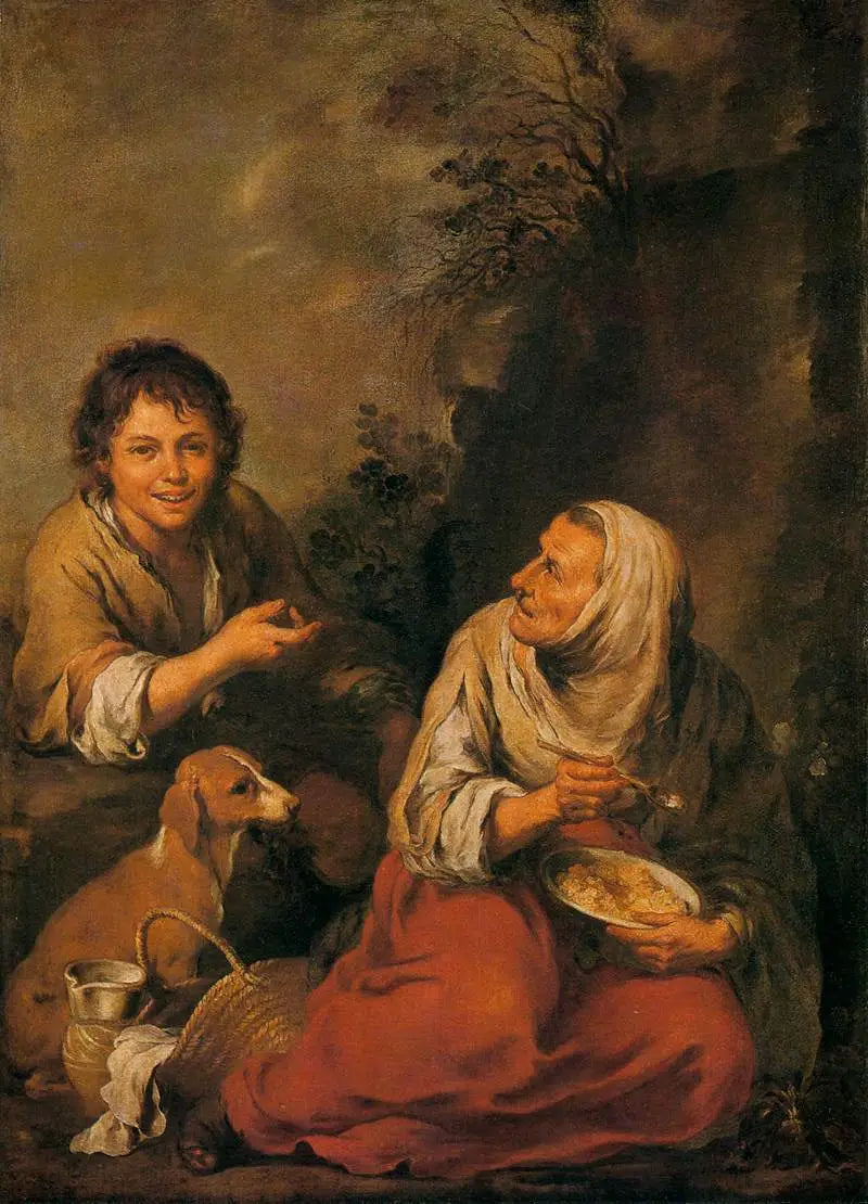 Vecchia donna e ragazzo - Bartolomé Esteban Murillo
