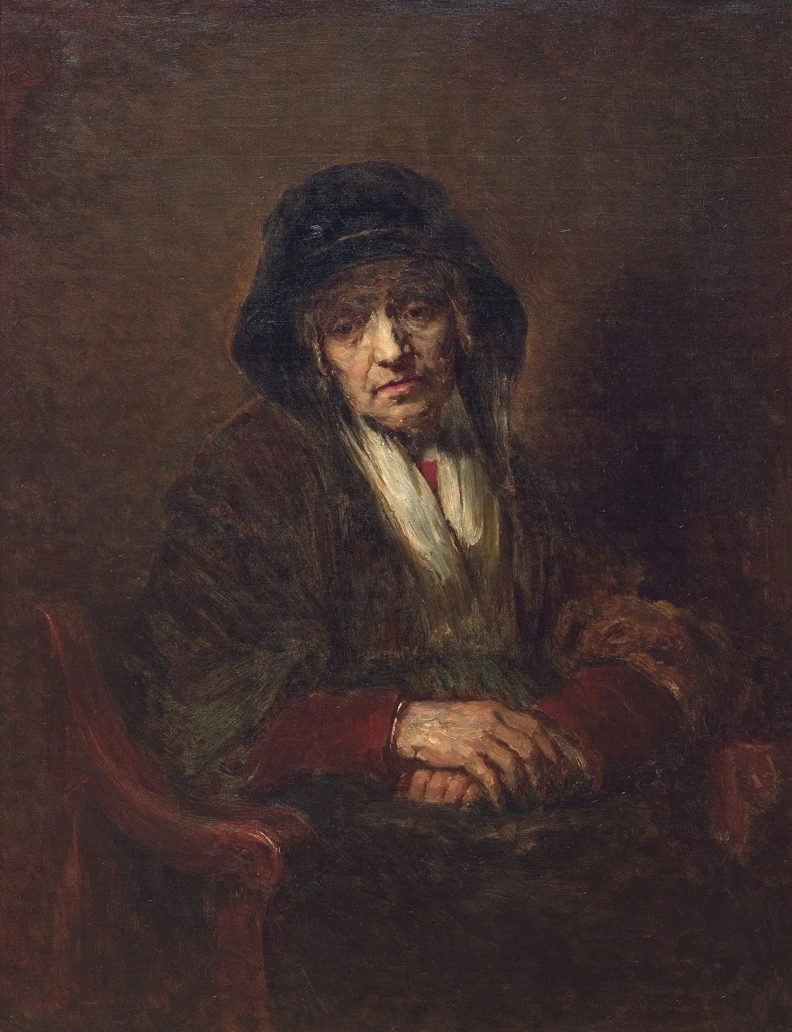 Vieille - Ilya Repin image 1 reproduction réalisée par Alpha Reproduction