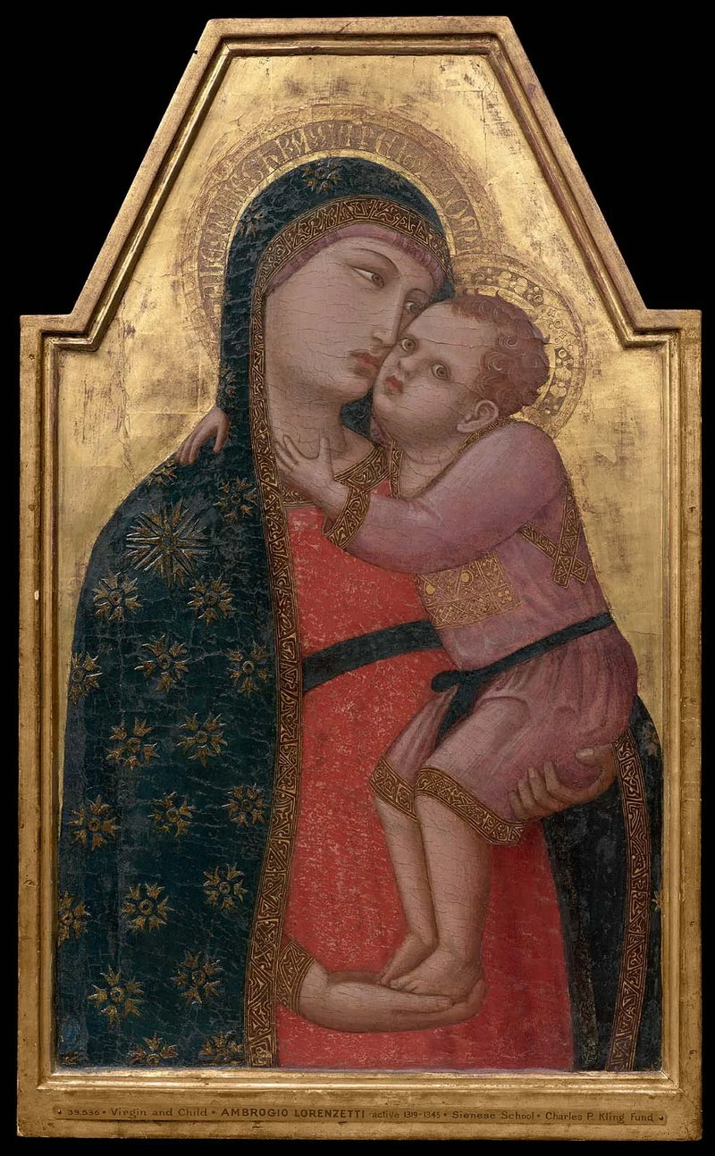 Vergine con Bambino - Ambrogio Lorenzetti