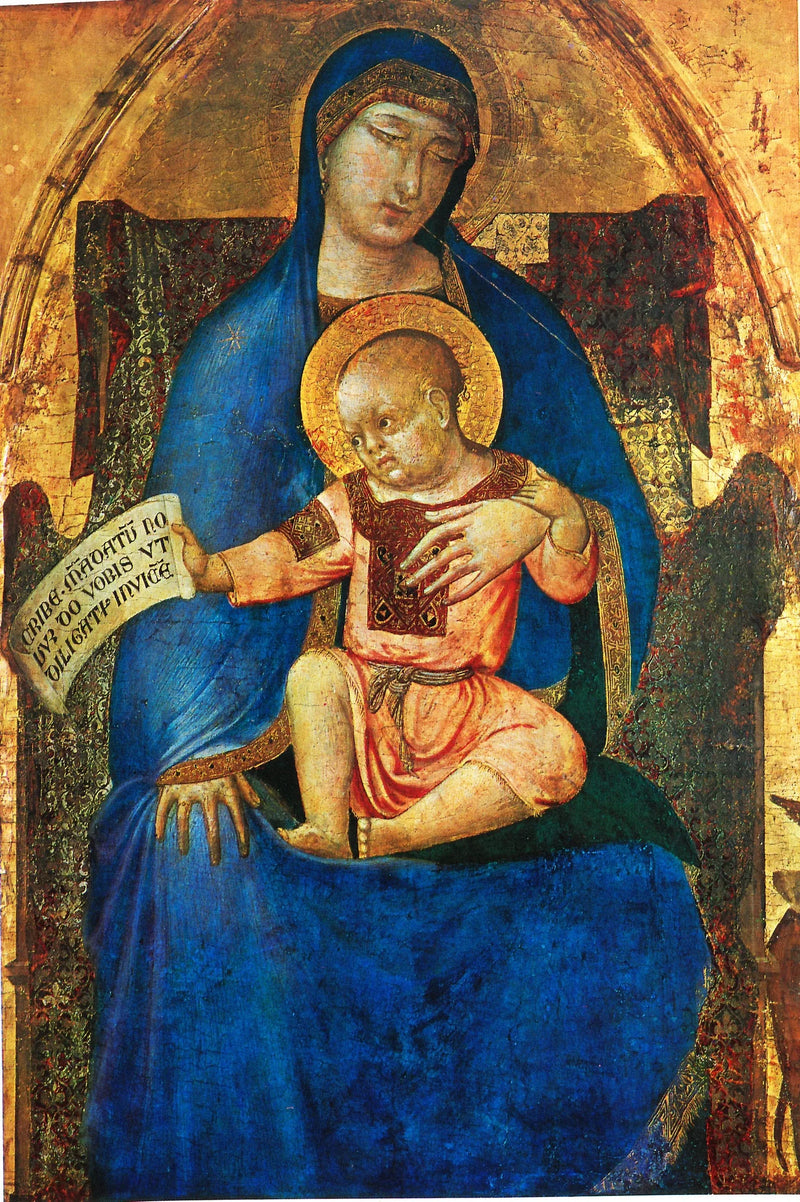 Vergine con Bambino - Ambrogio Lorenzetti