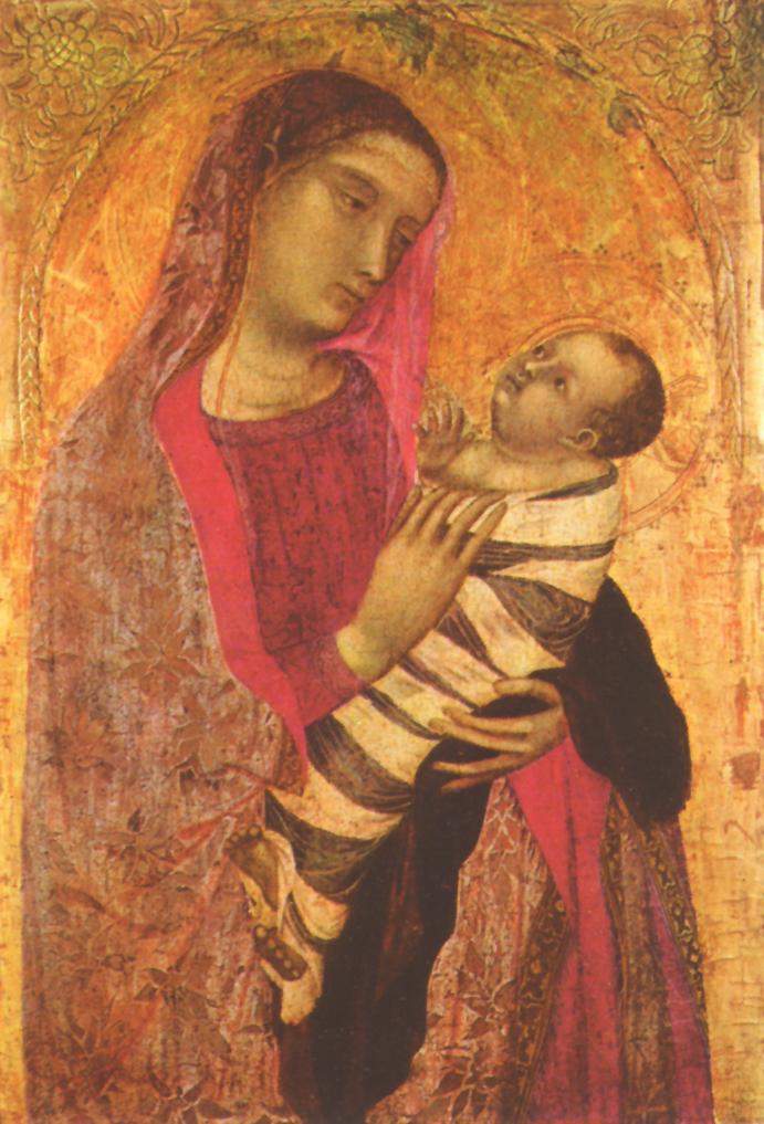 Vergine con Bambino - Ambrogio Lorenzetti