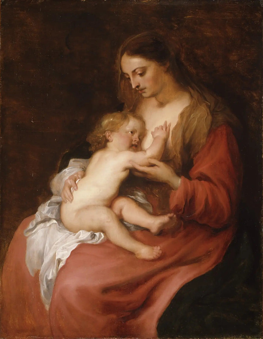 Vergine con Bambino - Antoine van Dyck