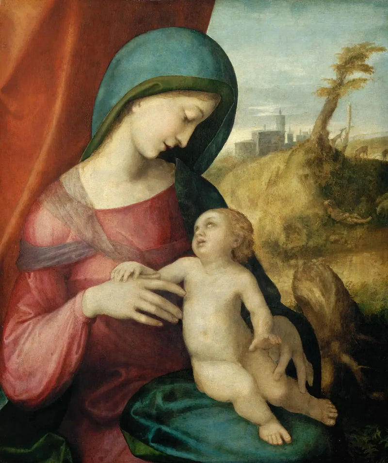Vergine con Bambino - Antonio da Correggio