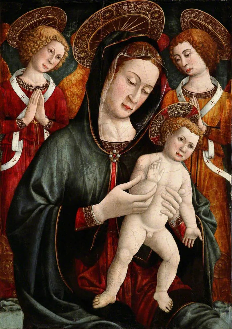 Vergine con il Bambino e angeli - Giovanni Francesco da Rimini