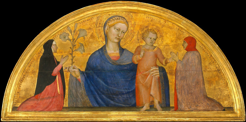 Vergine con il Bambino e donatori - Giovanni da Milano