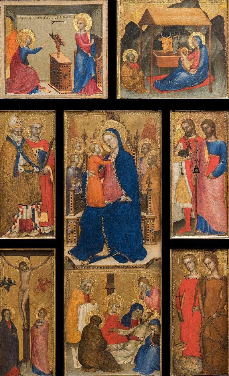 Vergine con il Bambino e santi - Giovanni da Milano