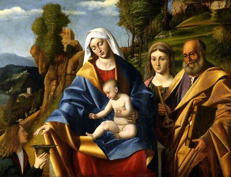 Vergine con il Bambino e santi - Marco Basaiti