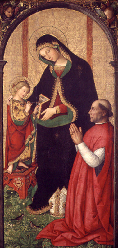 Vergine con il Bambino con l'Arcivescovo - Pinturicchio