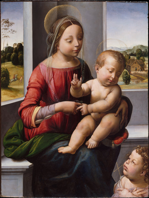 Vergine con il Bambino con il giovane san Giovanni Battista - Fra Bartolomeo