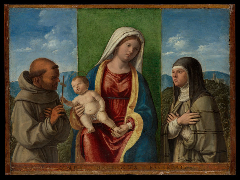 Vergine con il Bambino con san Francesco e santa Chiara - Cima da Conegliano