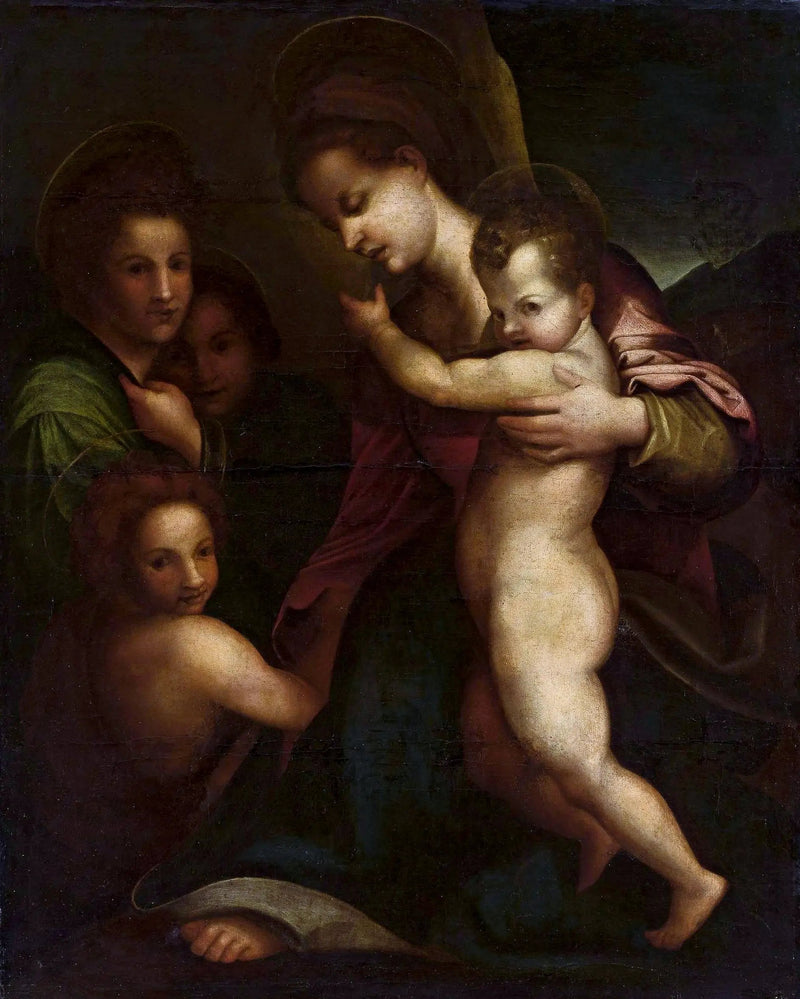 Vergine con il Bambino con san Giovanni Battista - Andrea del Sarto