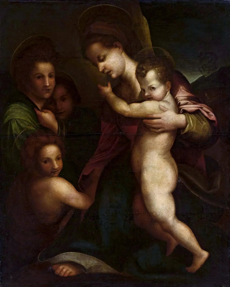 Vergine con il Bambino con san Giovanni Battista - Andrea del Sarto