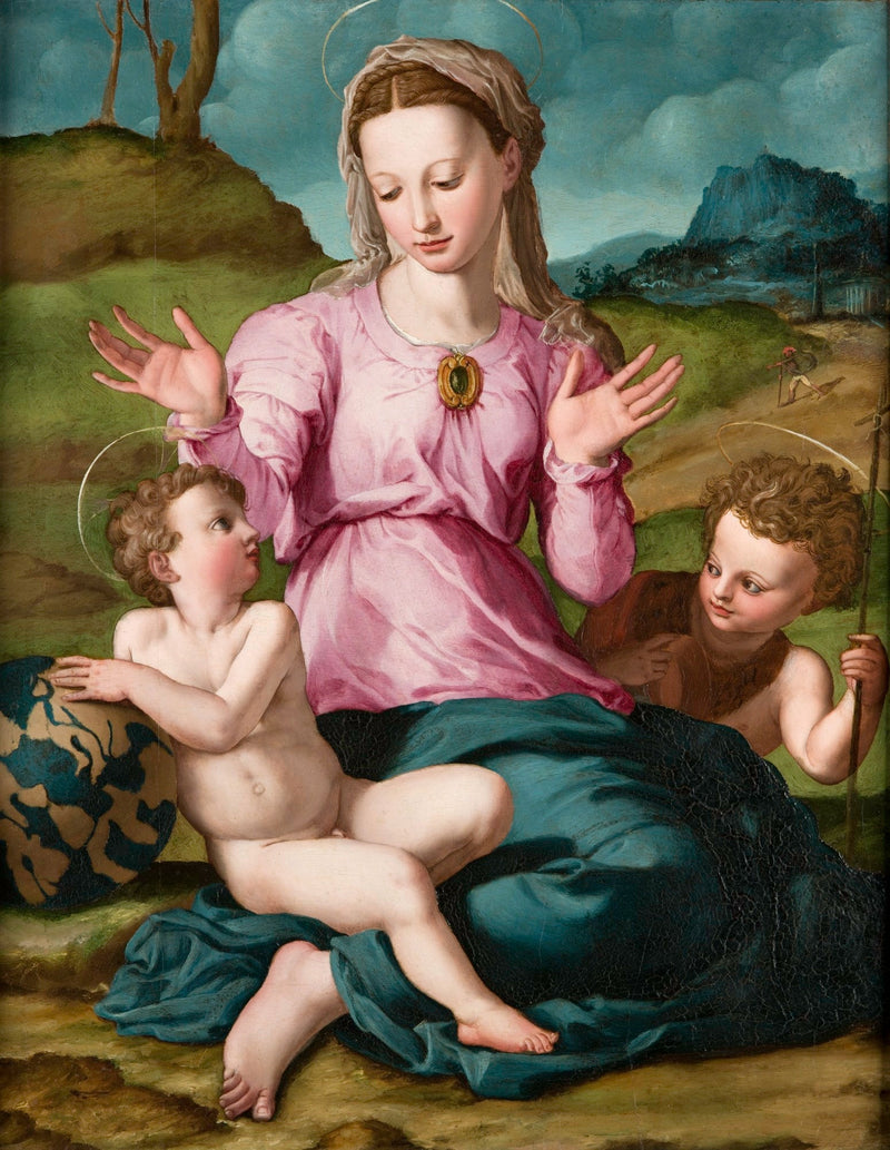 Vergine con il Bambino e san Giovanni Battista - Bronzino