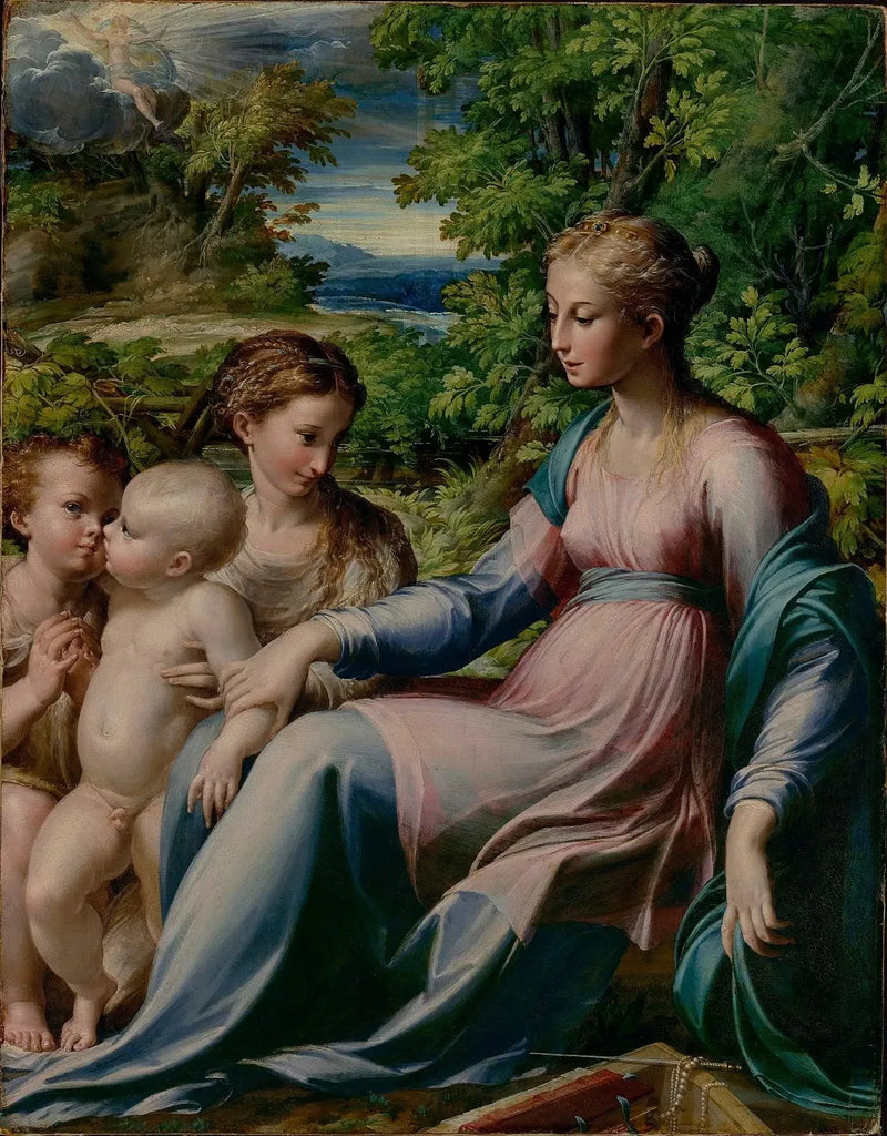 Vergine con il Bambino con san Giovanni Battista e Maria Maddalena - Parmigianino