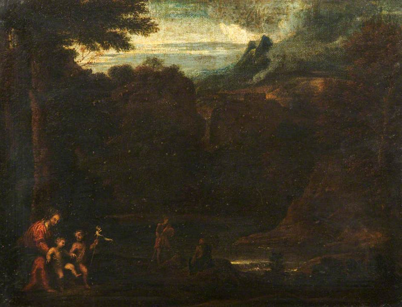 Vergine con il Bambino con san Giovanni - Domenichino
