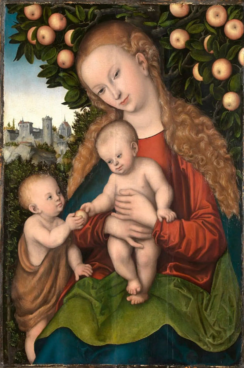 Vergine con il Bambino con San Giovanni - Lucas Cranach il Vecchio