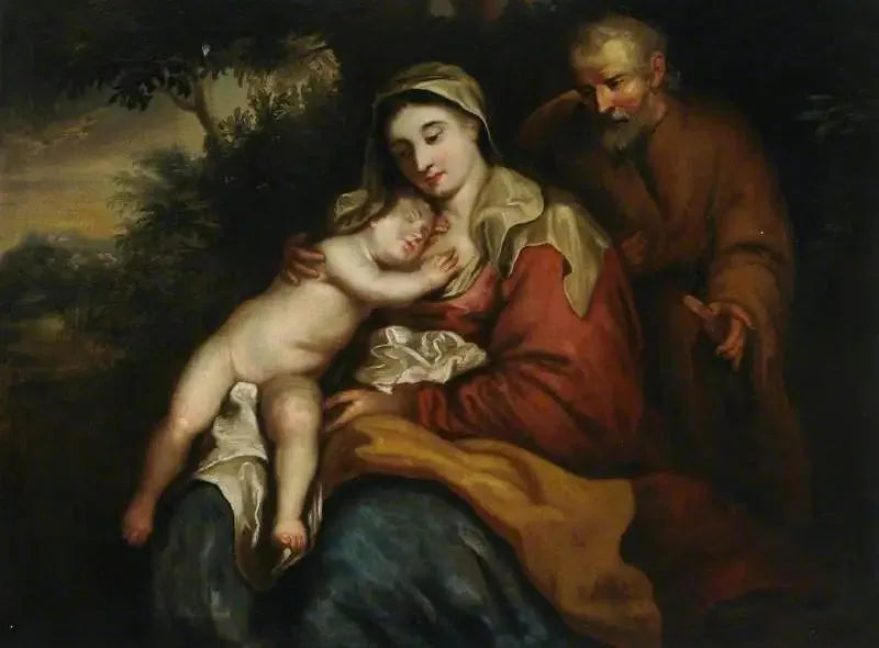 Vergine con il Bambino con san Giuseppe - Antoine van Dyck