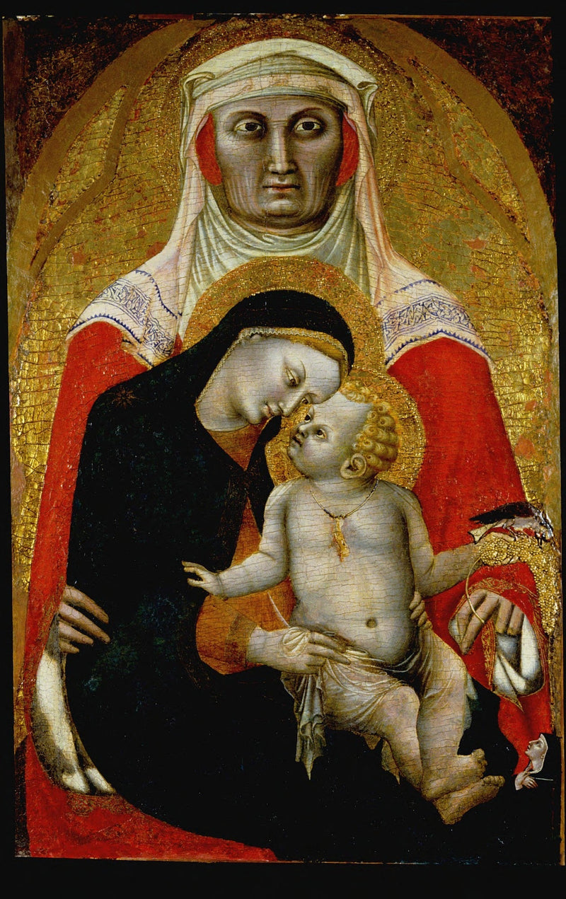 Vergine con il Bambino e Santa Anna - Francesco Traini