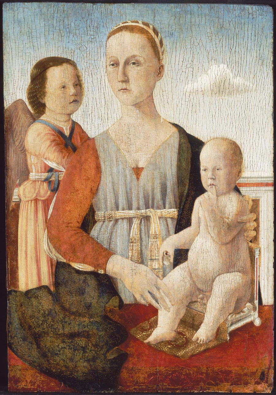 Vergine con il Bambino e un angelo - Luca Signorelli
