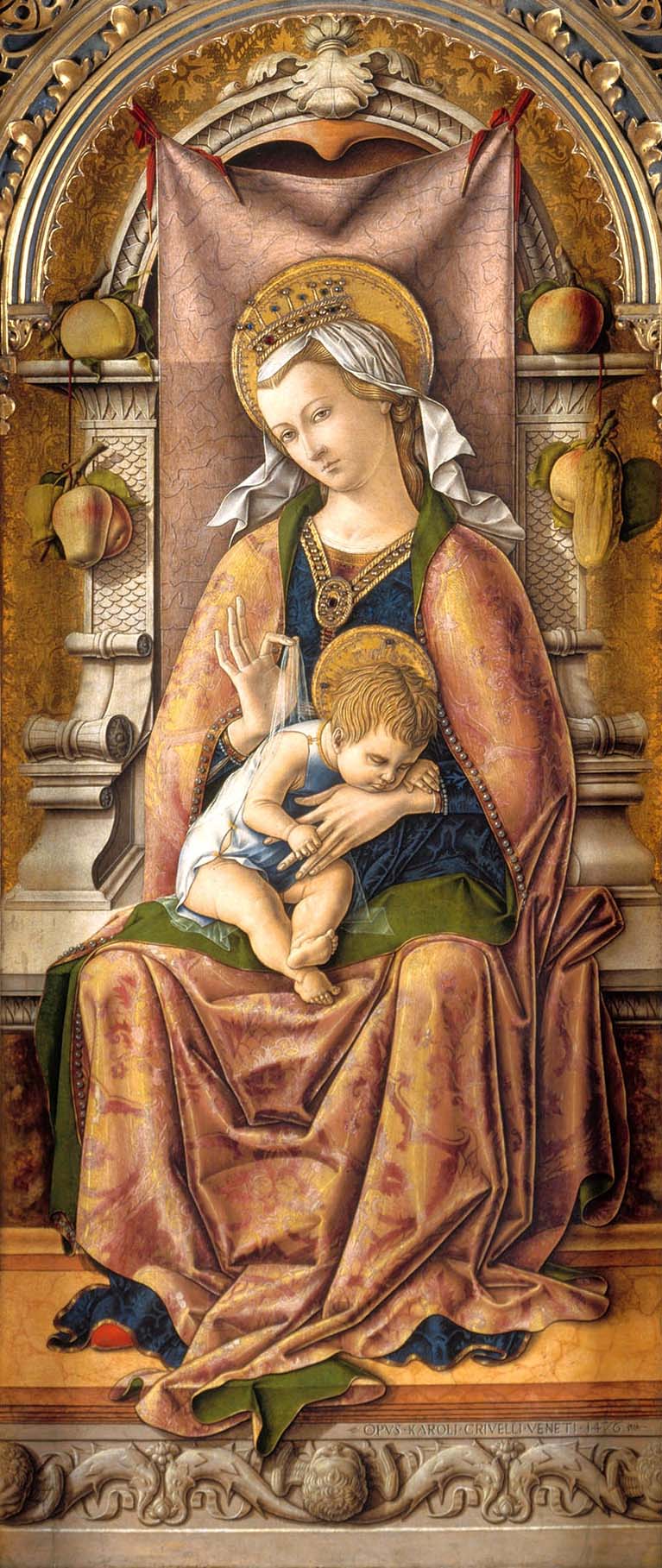 Vergine con Bambino - Carlo Crivelli