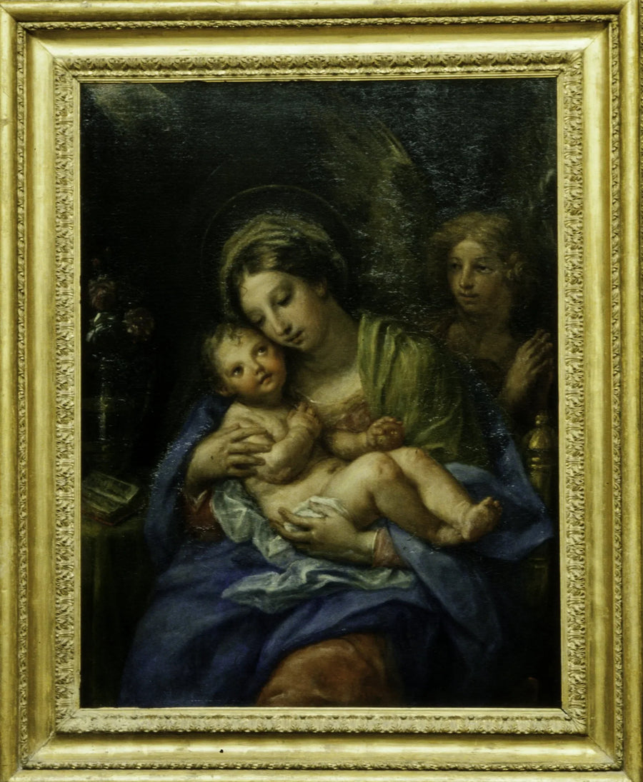 Vierge à l'Enfant - Carlo Maratta image 1 copie peinte à la main à l’huile