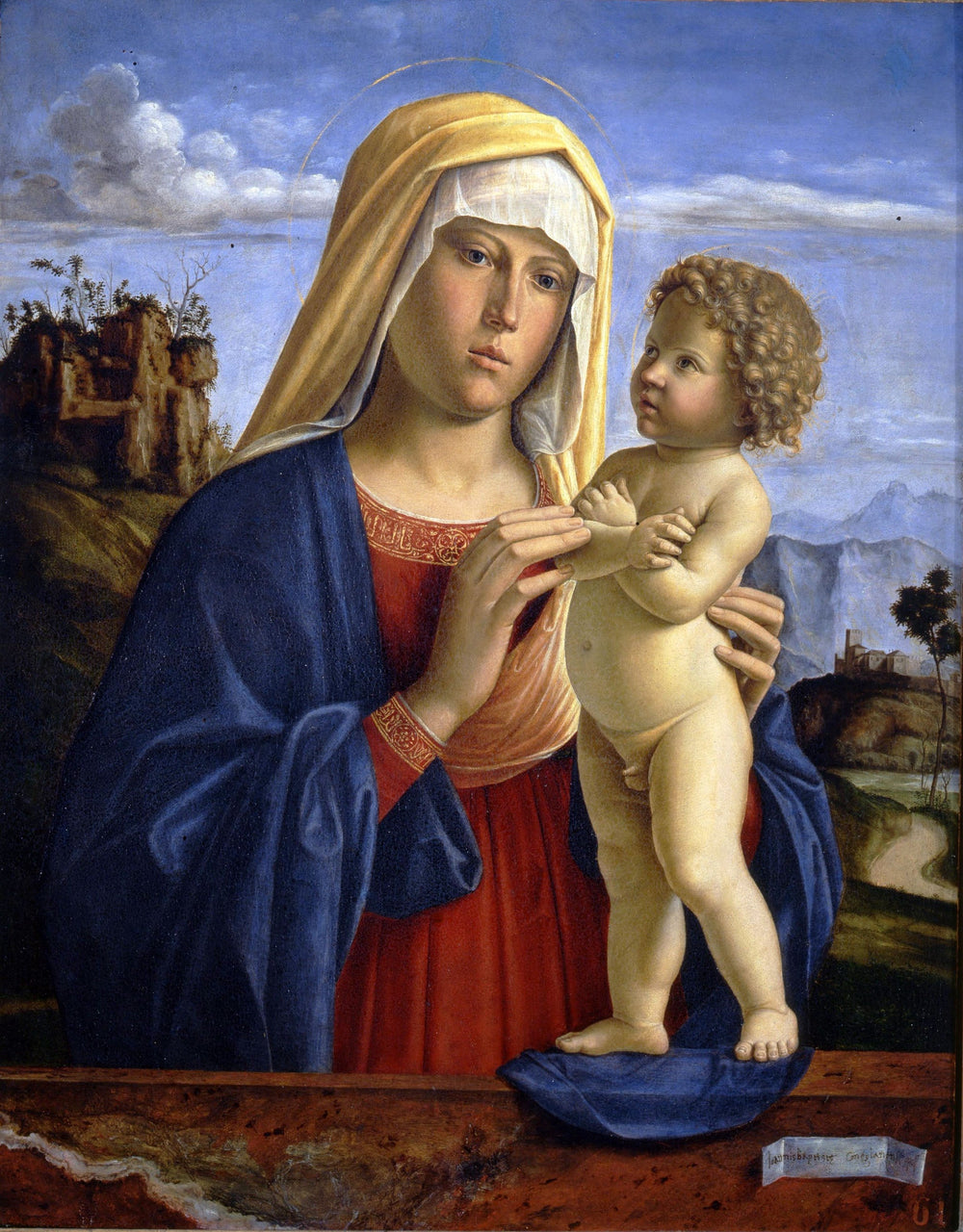 Vierge à l'Enfant - Cima da Conegliano image 1 reproduction artisanale de tableau