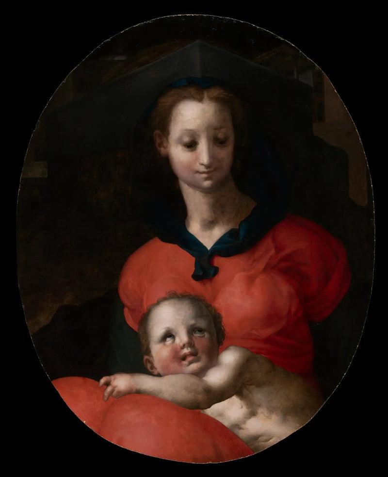 Madonna della Vergine col Bambino, conosciuta come Madonna del Libro - Pontormo