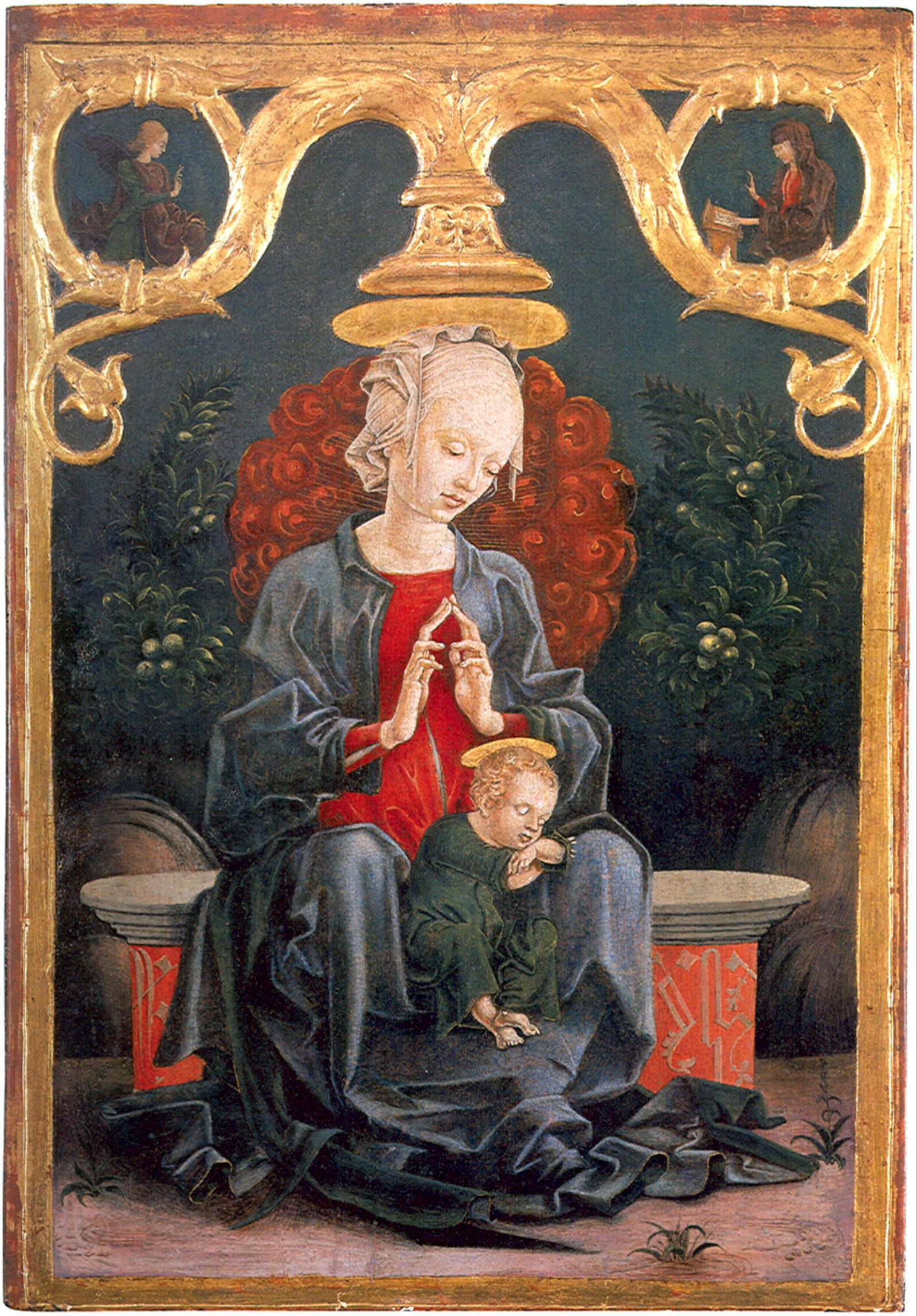 Vierge à l'Enfant - Cosmè Tura image 1 copie peinte à la main à l’huile