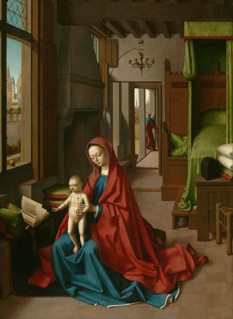 Vergine con il Bambino in un interno domestico - Petrus Christus