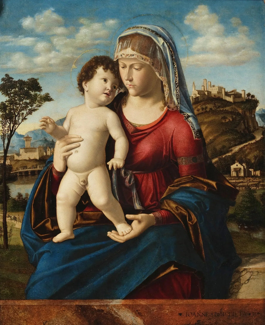 Vergine con il Bambino in un paesaggio - Cima da Conegliano