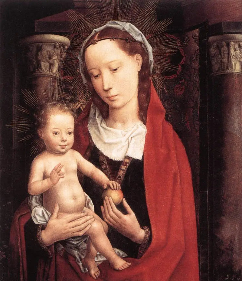 Vergine con Bambino in piedi - Hans Memling