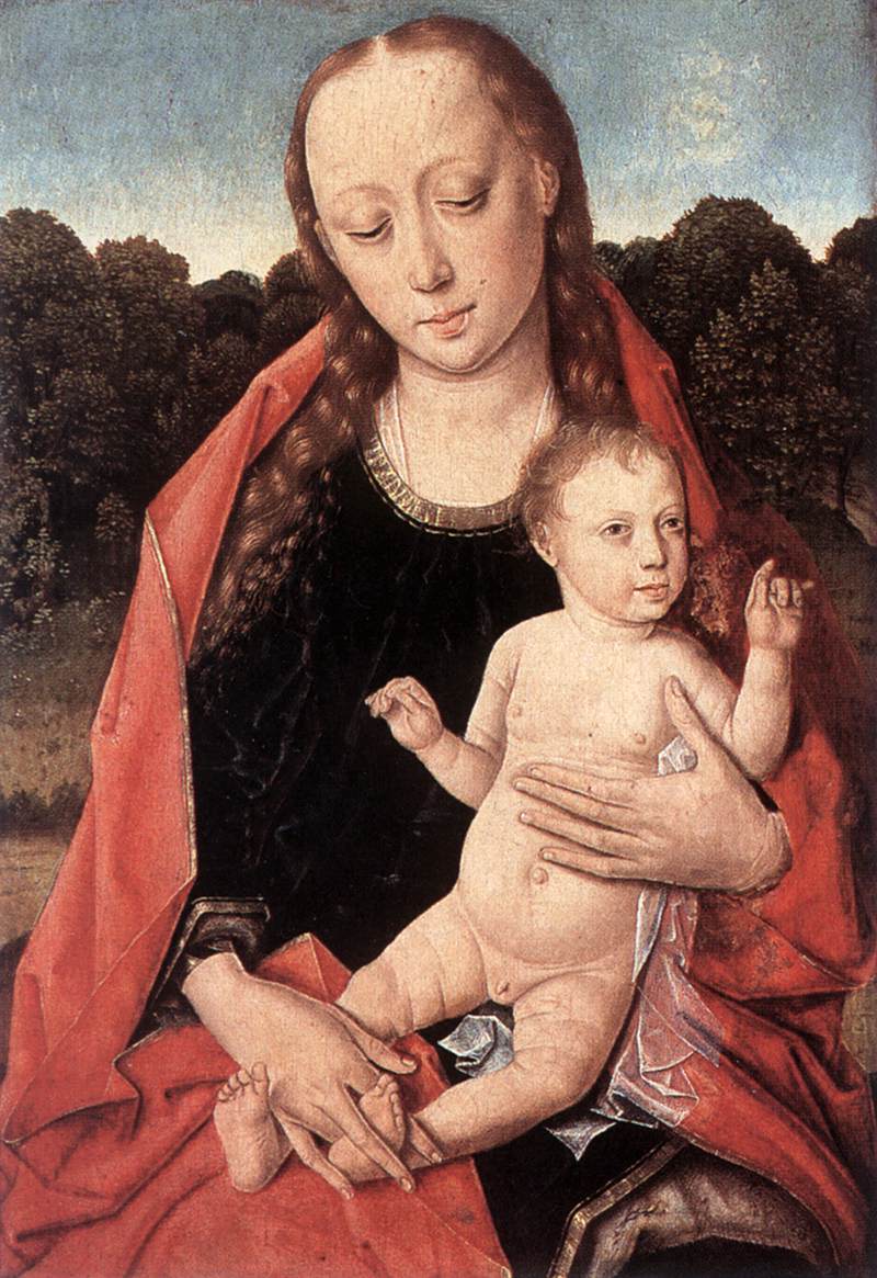 Vergine con Bambino - Dirk Bouts