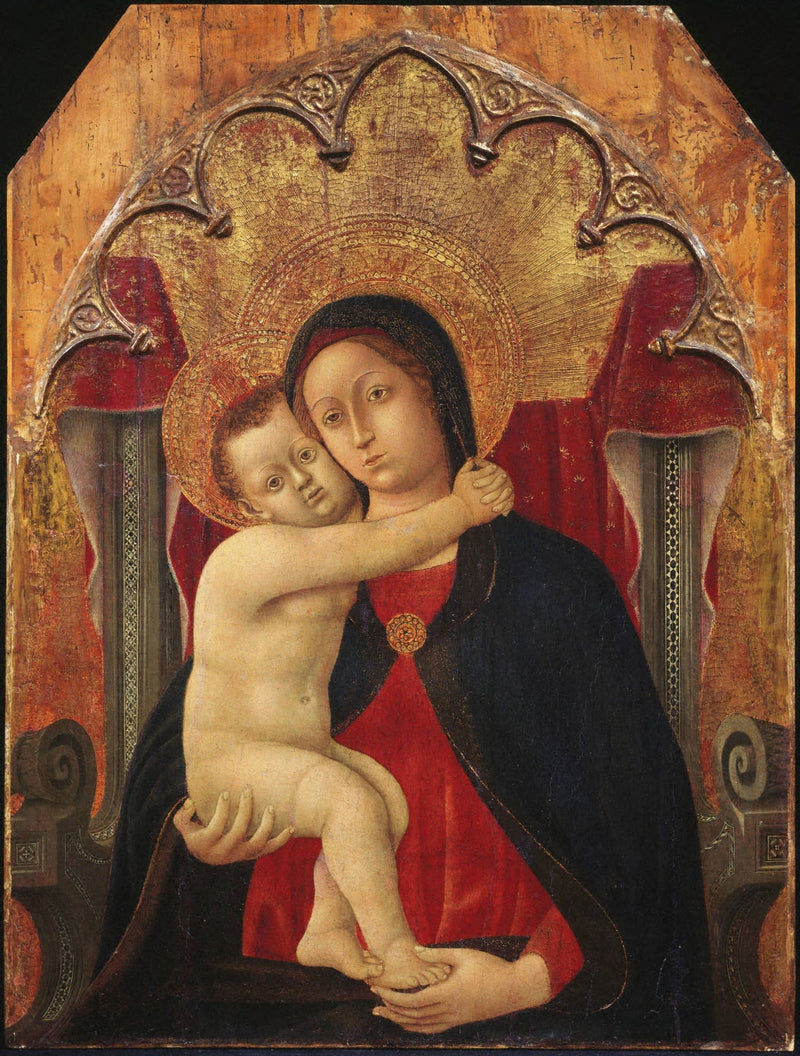 Vergine con Bambino - Domenico di Bartolo