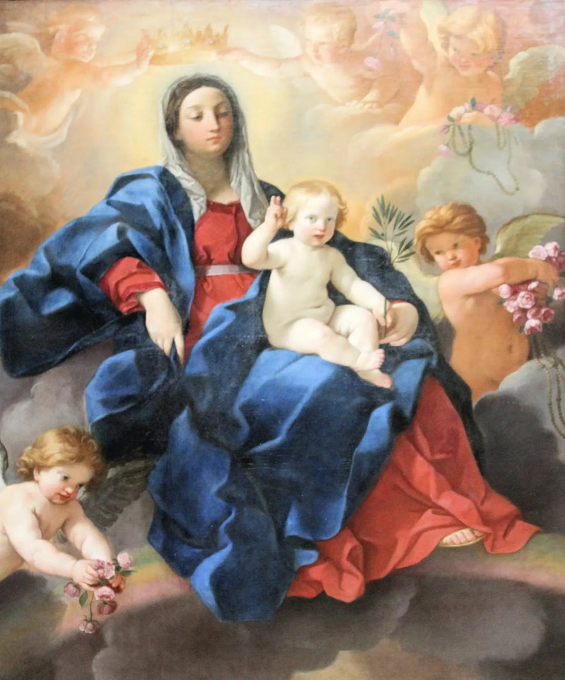 Vergine con Bambino circondata da angeli - Guido Reni