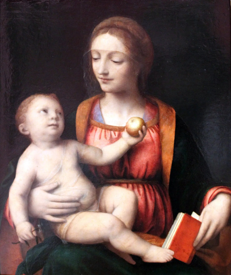 Vergine con Bambino e mela - Bernardino Luini