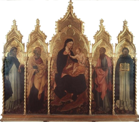 Vergine con il Bambino e santi - Giovanni di Paolo