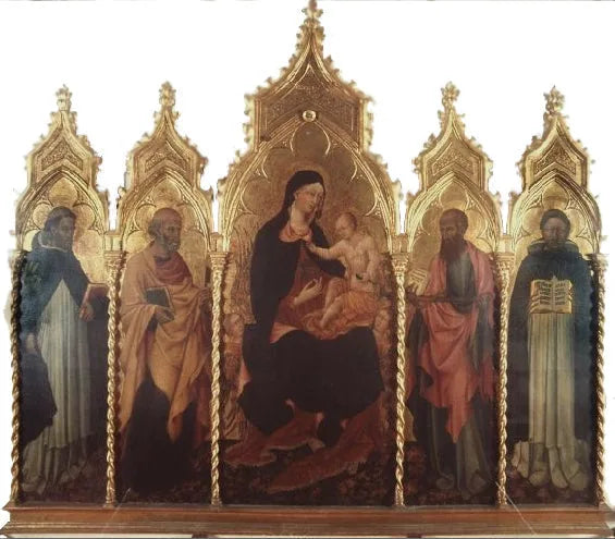 Vergine con il Bambino e santi - Giovanni di Paolo