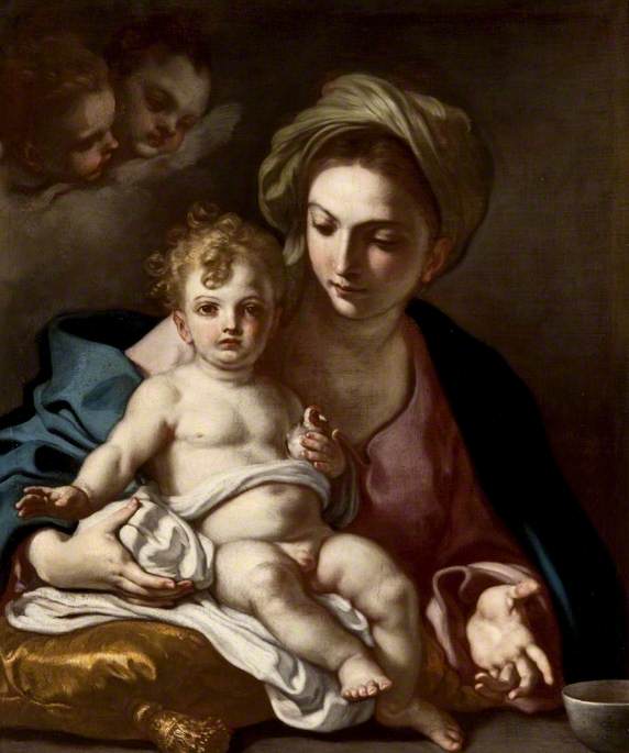 Vergine con Bambino - Francesco Solimena