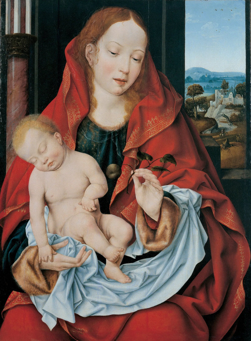 Vergine con Bambino (Genova) - Joos van Cleve