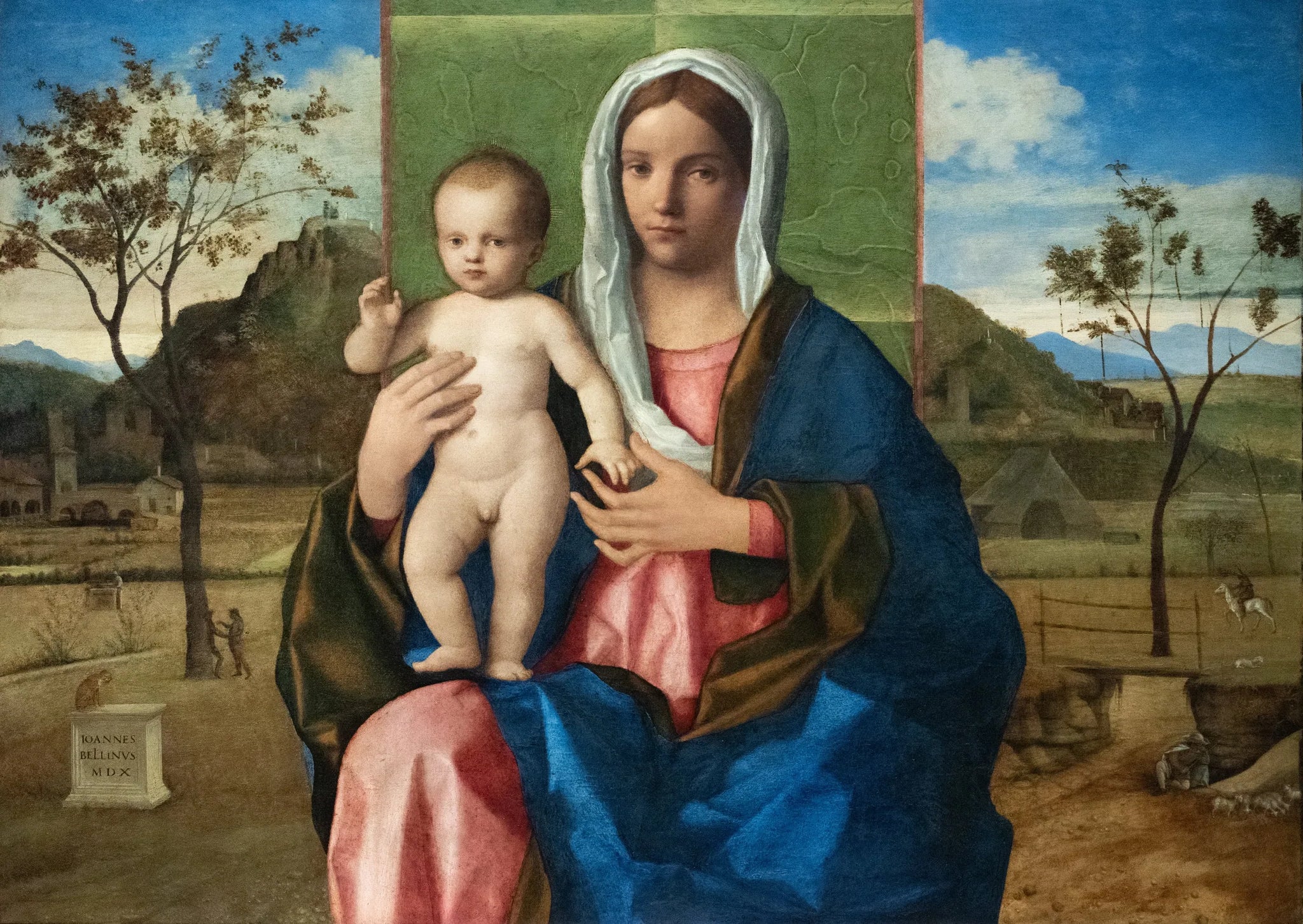 Vierge à l'Enfant - Giovanni Bellini image 1 copie de tableau peinte à la main
