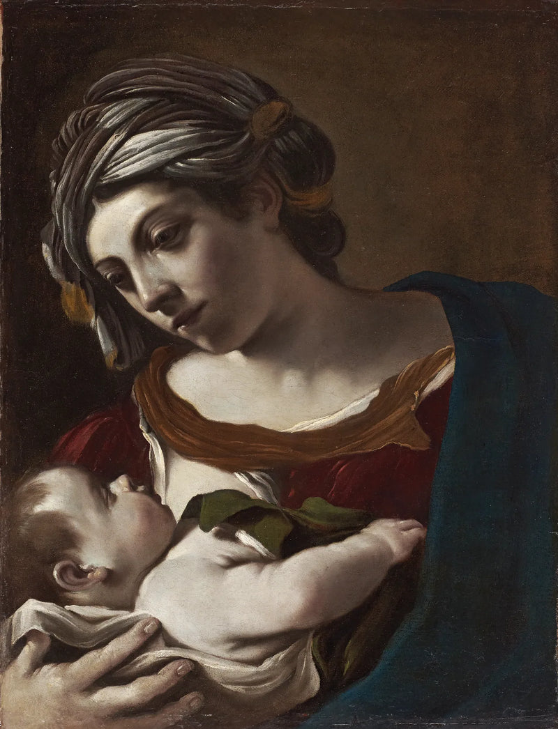 Vergine con Bambino - Guercino