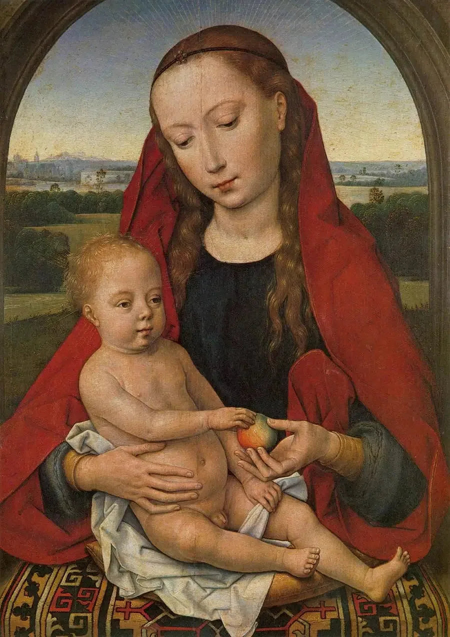 Vergine con Bambino. - Hans Memling