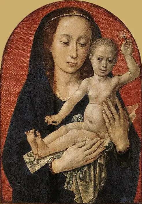 Vergine con Bambino - Hugo van der Goes