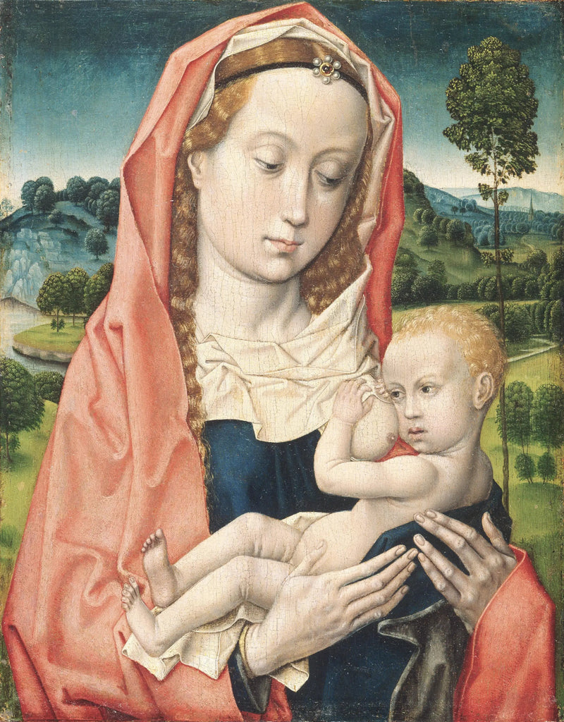 Vergine con Bambino - Hugo van der Goes