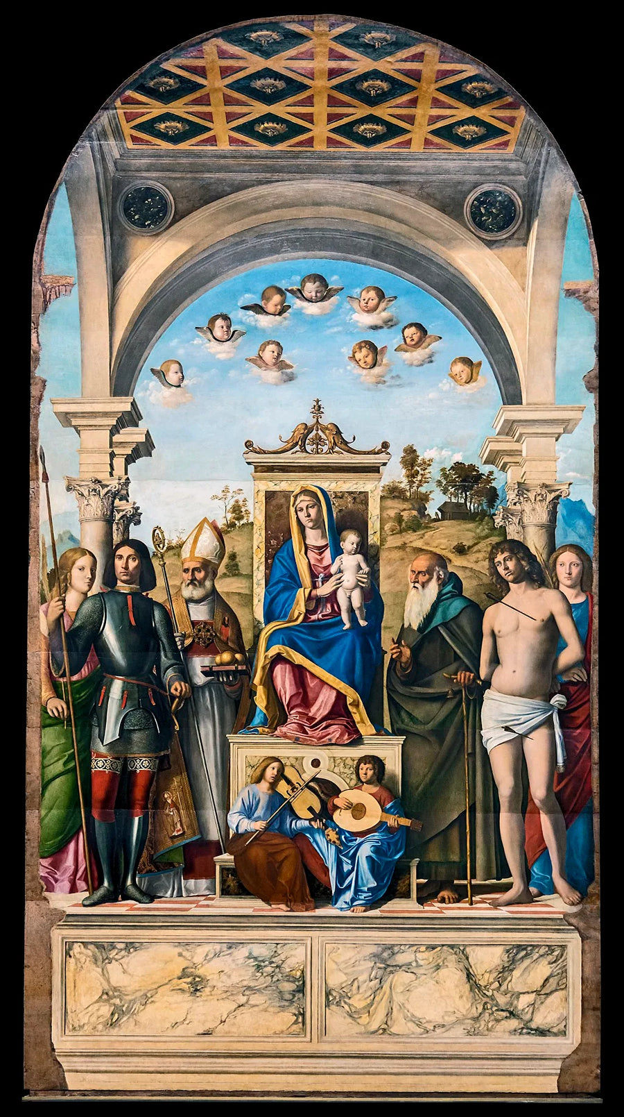 Vergine con il Bambino incoronata con i santi - Cima da Conegliano