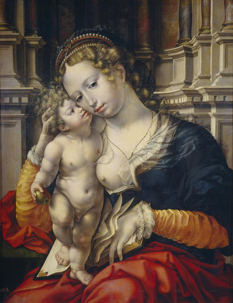 Vergine con Bambino - Jan Gossaert