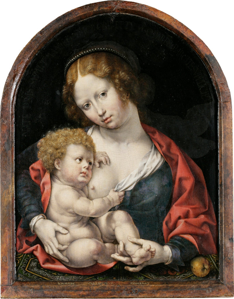 Vergine con Bambino - Jan Gossaert