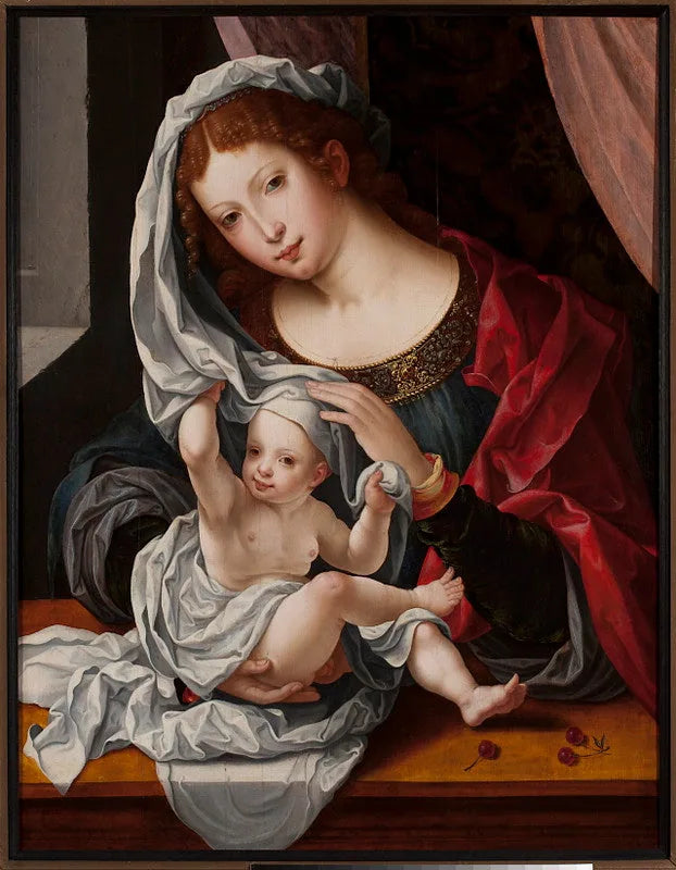 Vierge à l'Enfant Jésus - Jan Gossaert image 1 tableau peint à l’huile sur toile
