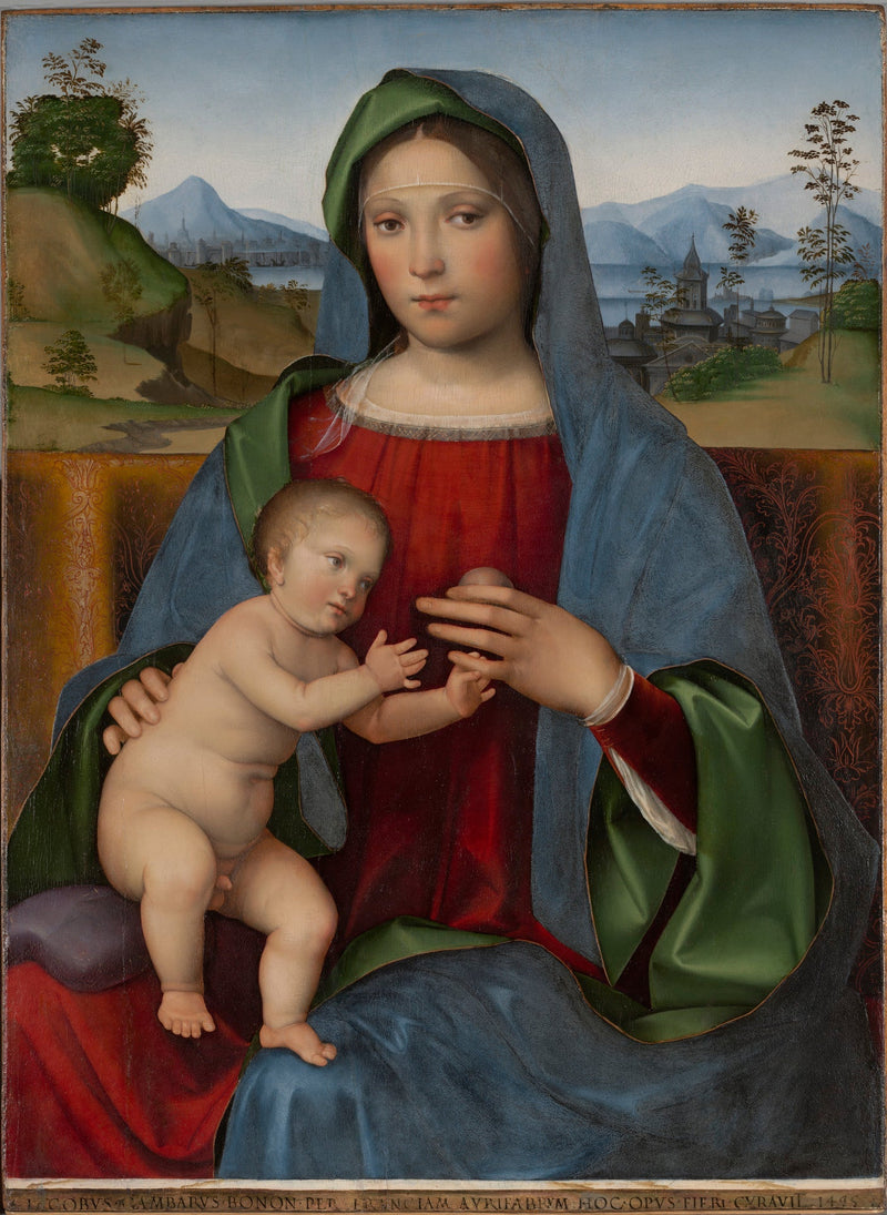 Vergine con Bambino: La Madonna Gambaro - Francesco Francia