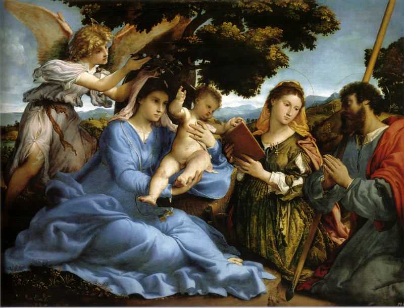 Vergine con Bambino - Lorenzo Lotto